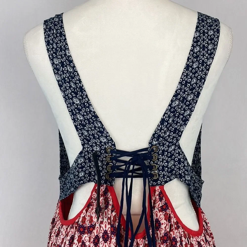 Lulu's Multi-Color V-Neck Mini Dress - Picture 11 of 16